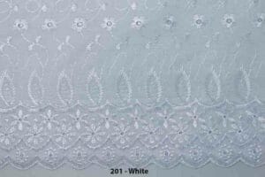 3 Yard Cut Pack: Double Scalloped Eyelet